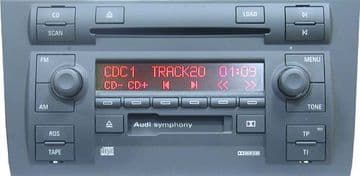 Audi Symphony CQ-LA 1820L CQLA1820L Matsushita Radio Code Decoding Decode Unlock Codelocked Service