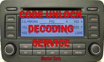 Blaupunkt Radio RCD500 RCD 500 Radio Code Decoding Decode Unlock Codelocked code Service