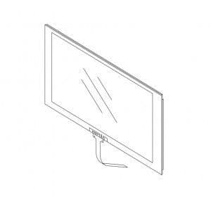 Kenwood DDX-4017DAB DDX4017DAB DDX 4017DAB Front Touch Glass  Screen Panel Assy Genuine