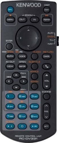 Kenwood DNX-7170DABS DNX7170DABS DNX 7170DABS Remote control KNA-RCDV331