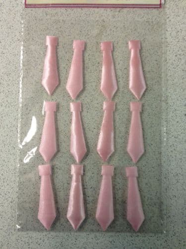 Baby Pink Mini Ties