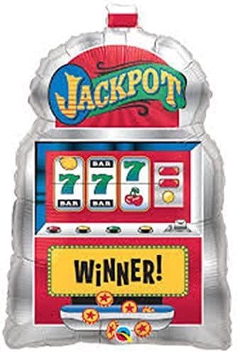 Casino Jackpot Slot Machine Foil Balloon x 1