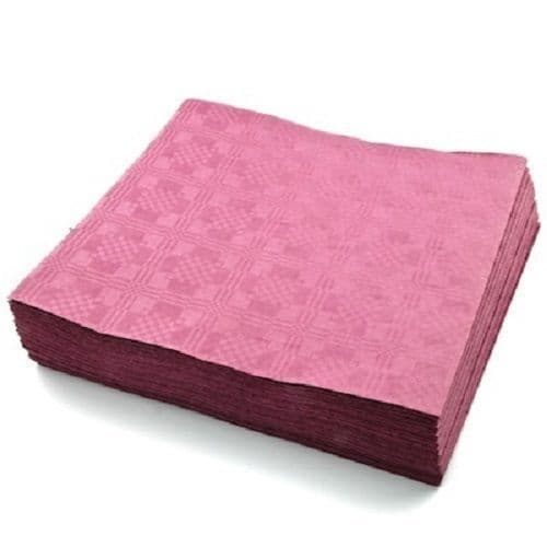 Paper Table Cover Square Burgundy x 10