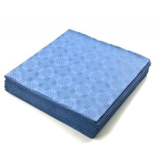 Paper Table Cover Square Royal Blue x 10