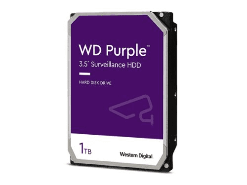 1TB WD Purple Surveillance 3.5" Internal Hard Drive SATA Surveillance Hard Drive