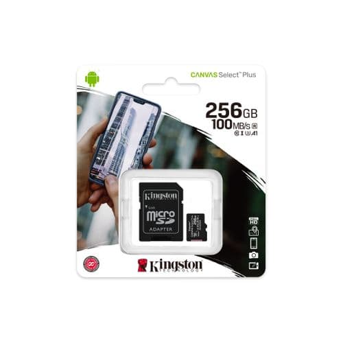 256GB-SD Micro SD Card 256GB Kingston Canvas Select 256GB Class 10 SD Card