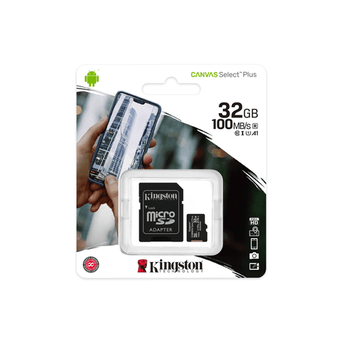 32GB-SD Micro SD Card Kington Canvas Select 32GB Micro SD Class 10