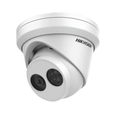 4MP DS-2CD2343G0-I Hikvision fixed lens turret camera with IR