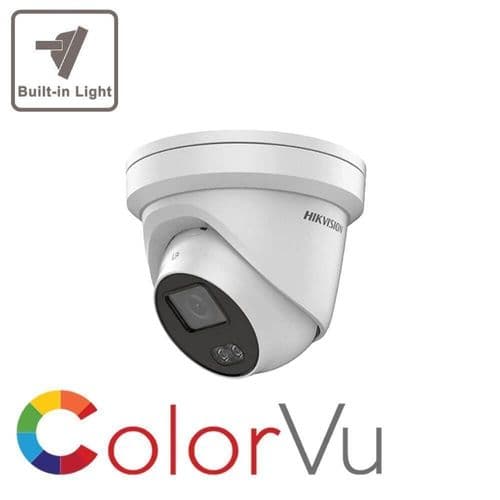 4MP IP DS-2CD2347G1-L ColorVu Hikvision Fixed Turret Network Camera