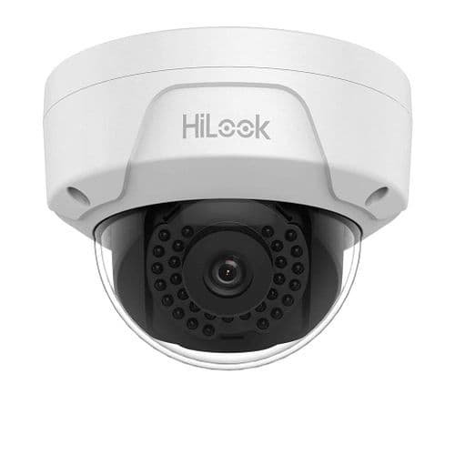 5MP IPC-D150H-M HiLook by Hikvision WDR H.265 IP IK10 Dome Camera with 30m Night Vision & PoE
