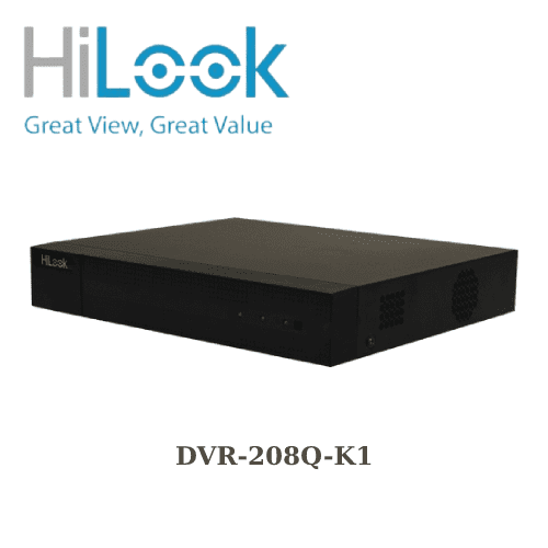 5MP Lite DVR-208Q-K1 8 Channel DVR Hikvision HiLook 4-in-1 Hybrid DVR (Max 4MP on TVI)