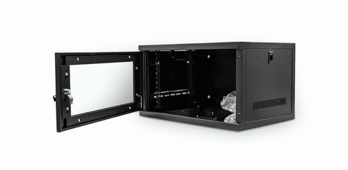 6U 550mm 19" Data Wall Cabinet - Black CAB-W6U-EL550