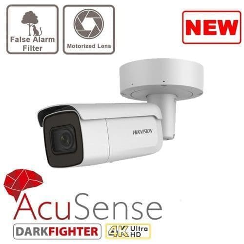 8MP DS-2CD2686G2-IZS 4K AcuSense 2.8-12MM 50M IR Motorized Varifocal Bullet Network CCTV IP Camera