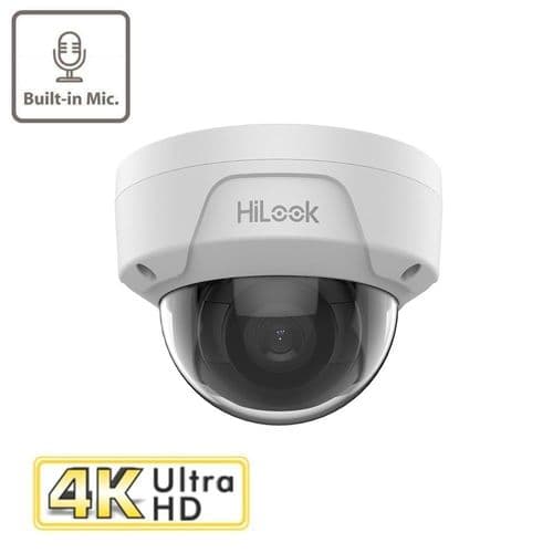 8MP IPC-D180H-UF IP Vandal Dome with Built-In MIC