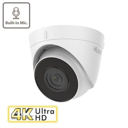 8MP IPC-T280H-UF  Turret Camera with Built in Mic 4K