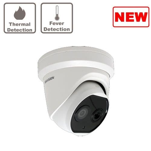 DS-2TD1217B-3/PA Hikvision thermographic turret body temperature measurement camera 3.1mm