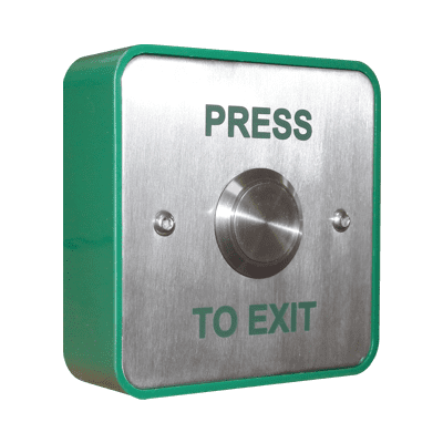 Standard stainless steel with stainless steel push to exit button EBSS02/PTE