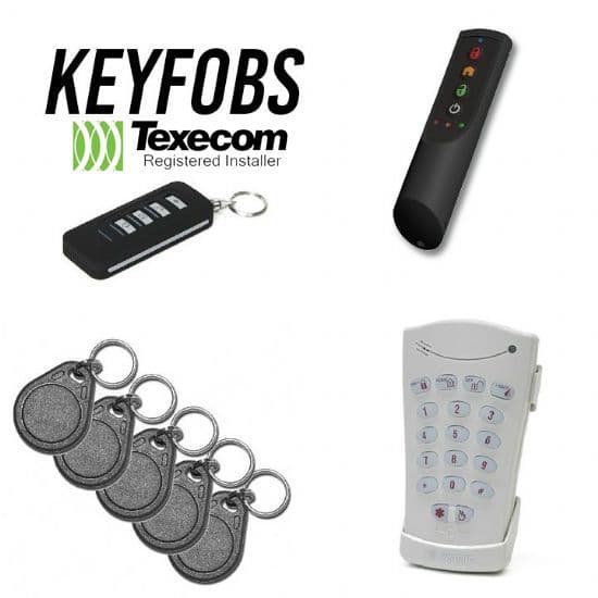 Texecom Keyfobs, Keys and Tags