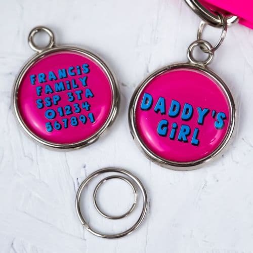 Personalised Dog ID Tag - Daddy's Girl