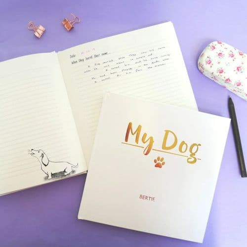 Personalised Puppy Journal