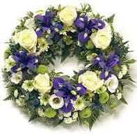 Wreath  blue colour