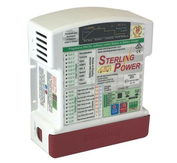 BB1230 Sterling Power 30amp Automatic 12V DC to 12V DC Battery to Battery Charger